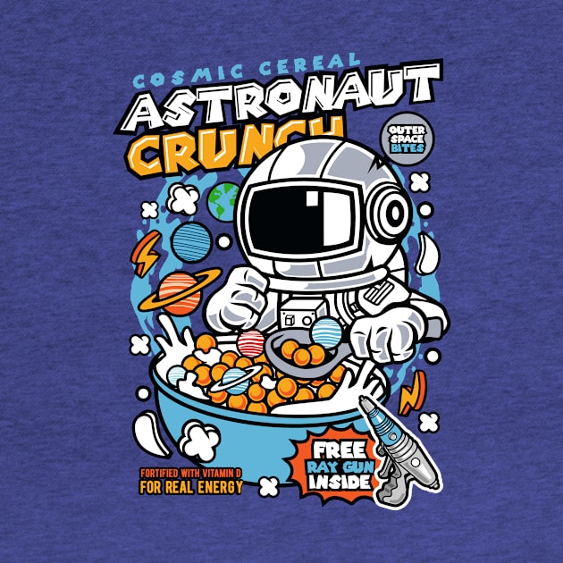 Retro Cereal Box Astronaut Crunch // Junk Food Nostalgia // Cereal Lover by Now Boarding